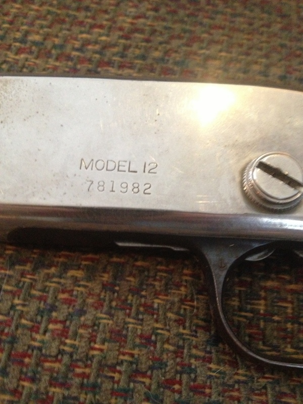 Here's a shot of the model/serial number
